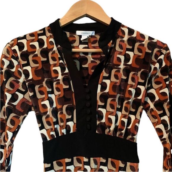 Dress Barn retro style long sleeve tunis. Size small - Picture 2 of 14